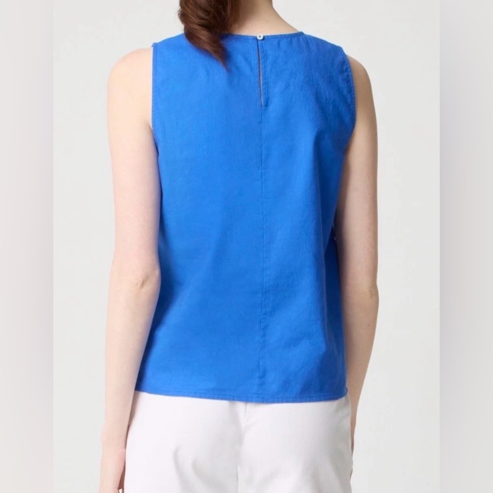 NWT JCrew Factory Embroidered-trim shell - Picture 2 of 7
